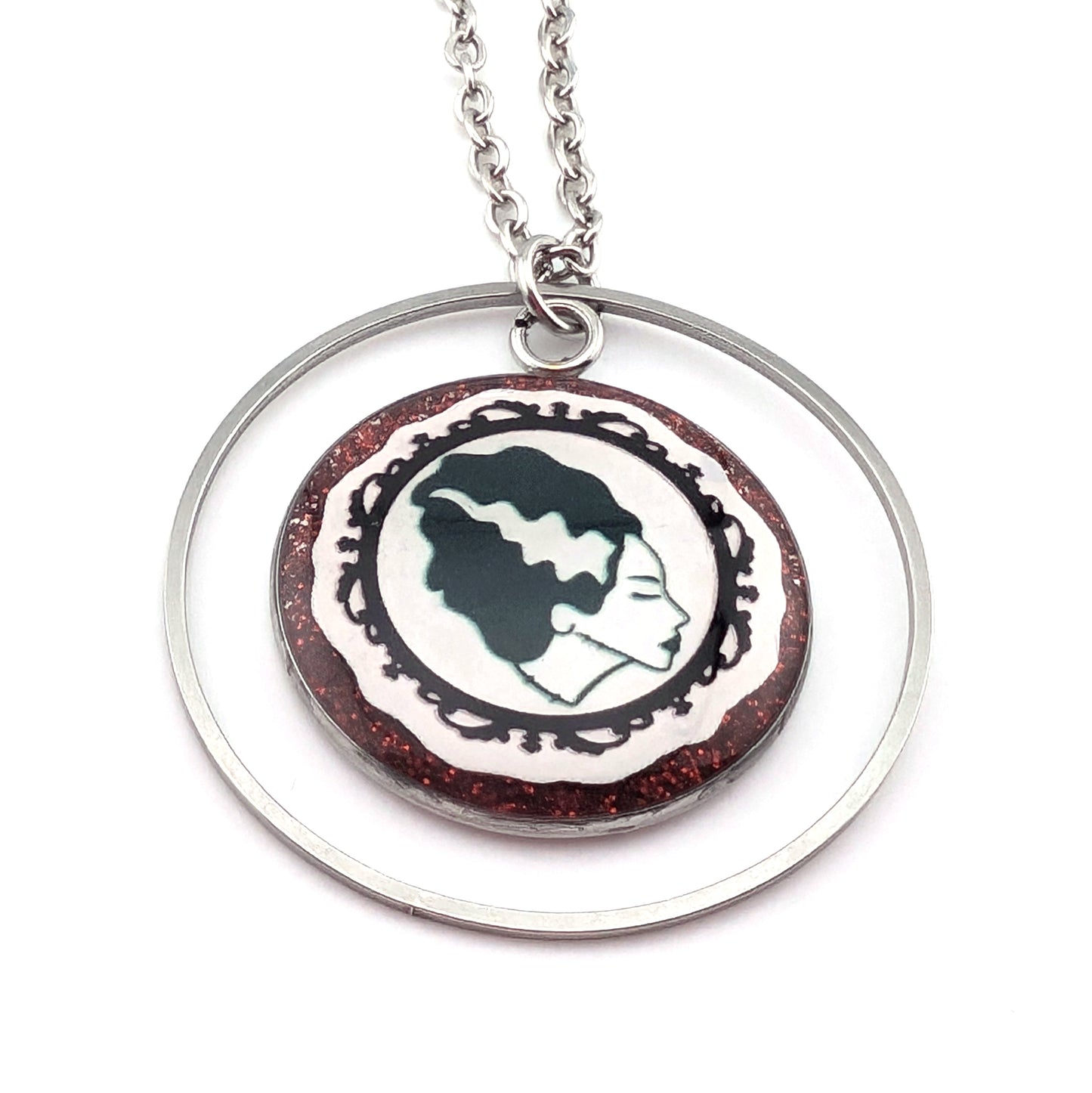 Cameo Necklace | Bride of Frankenstein |