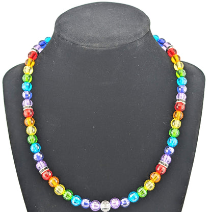Crystal Necklace | Rainbow | LGBTQ+ Pride