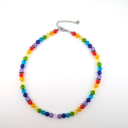 Crystal Necklace | Rainbow | LGBTQ+ Pride