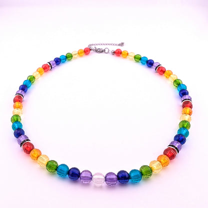 Crystal Necklace | Rainbow | LGBTQ+ Pride